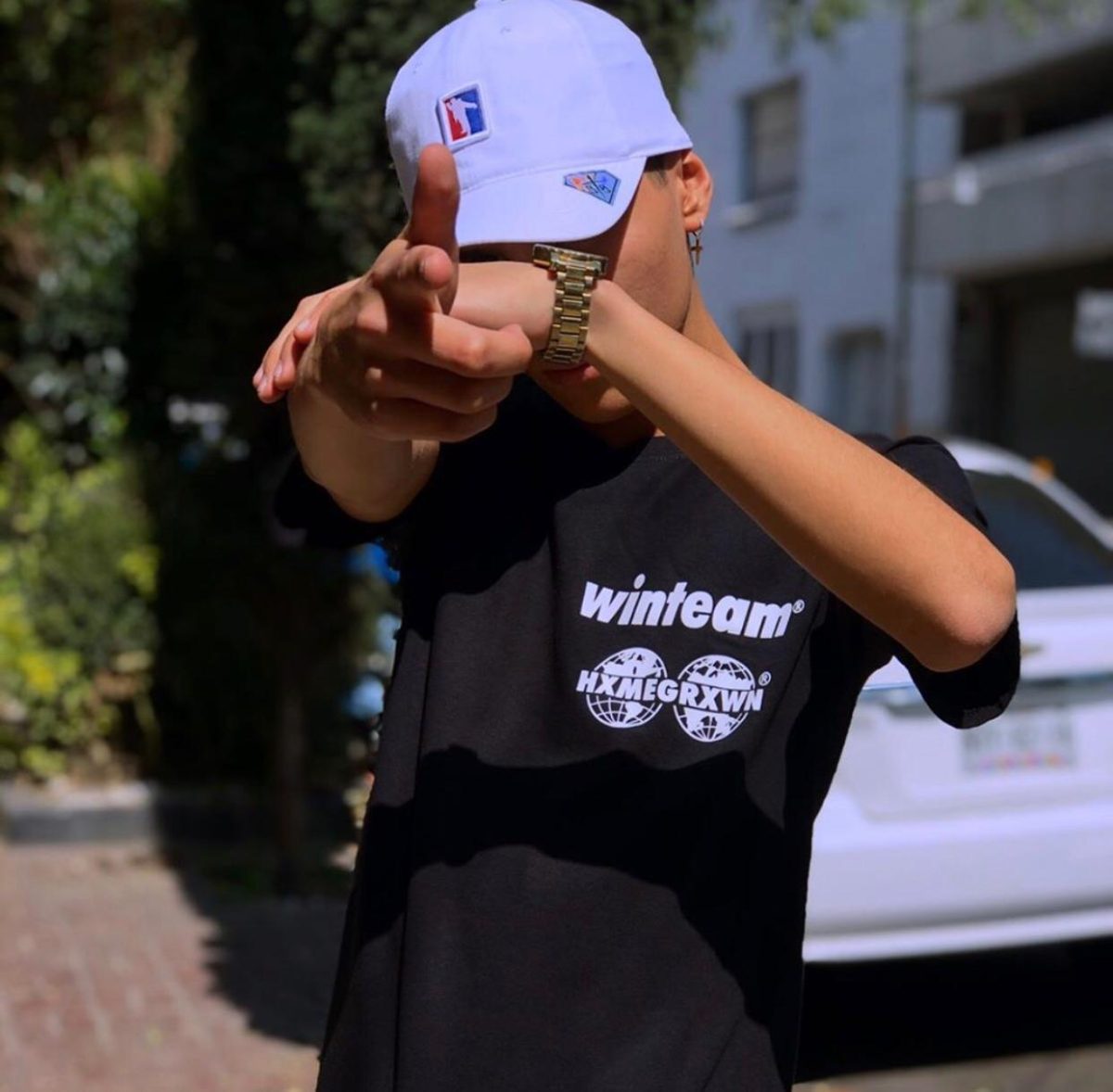 Playera Homegrown Negra manga corta