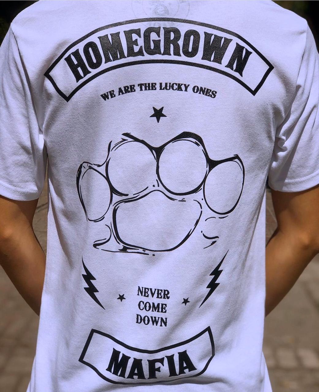 Playera Homegrown Blanca Manga Corta
