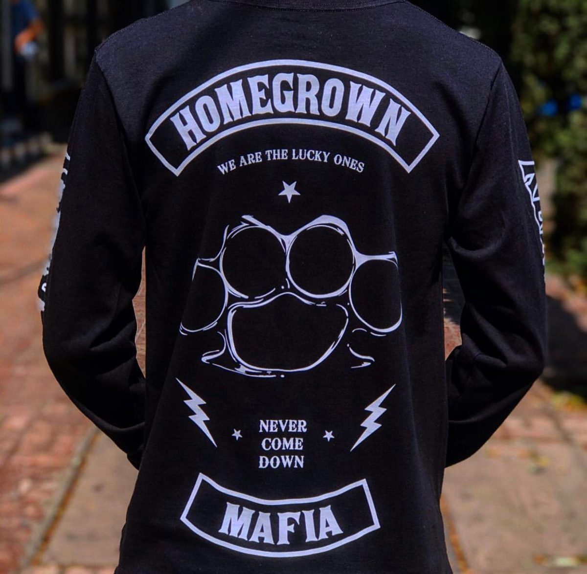 Playera Manga Larga Homegrown Negra