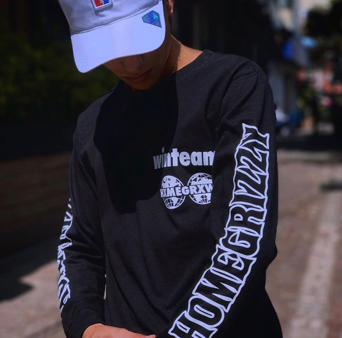 Playera Manga Larga Homegrown Negra