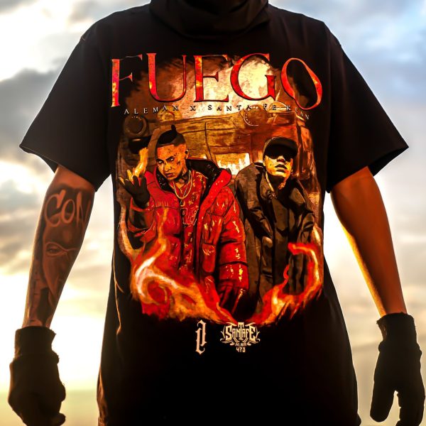 Playera Fuego Edición Especial con Santa Fe klan
